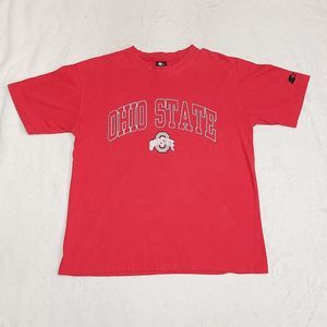 Vintage 90s Ohio State Buckeyes Red Starter Graphic T-Shirt Men's Size Large
